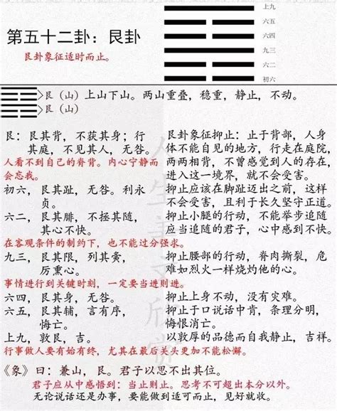 艮卦工作|易经第五十二卦艮卦详解